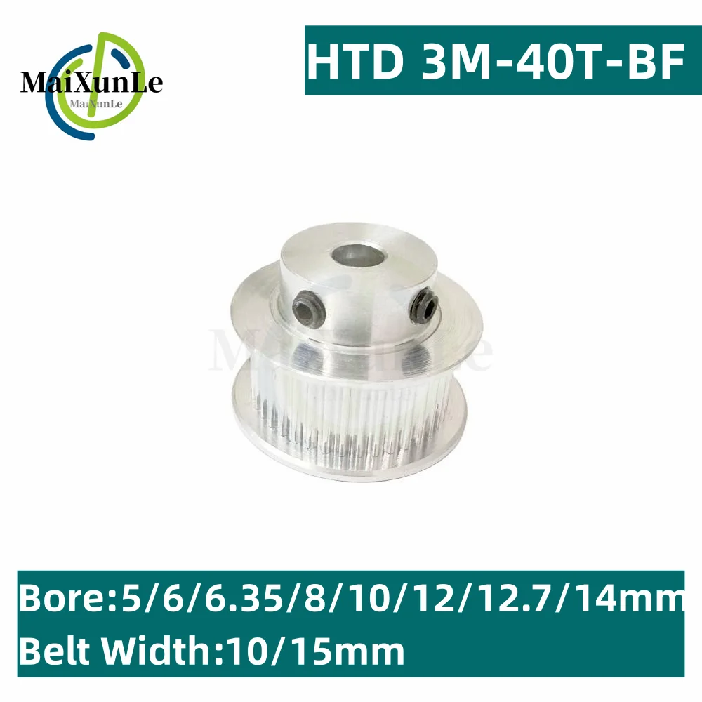 HTD 3M BF-Ÿ 40  Ÿ̹ , 3mm ġ, 5/6/6  35/8/10/12/12. 뿪 7mm, 14mm, 10mm, 15mm